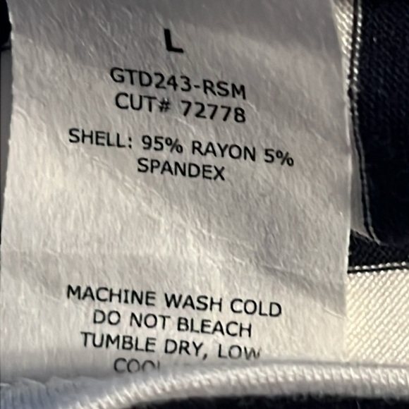 Green Envelope Los Angeles striped short sleeves shirttail Sz L top t shirt - Picture 6 of 6